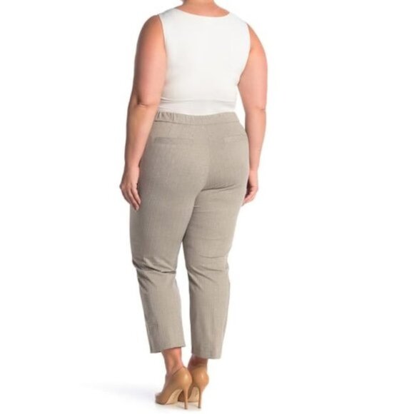 Democracy Patterned Flat Front Pants - Picture 2 of 7